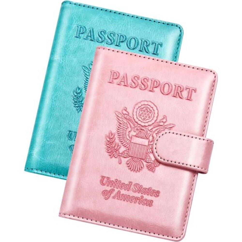 New Passport Holder for Travel Cruise Essentials, 2 Pcs Passport Cover